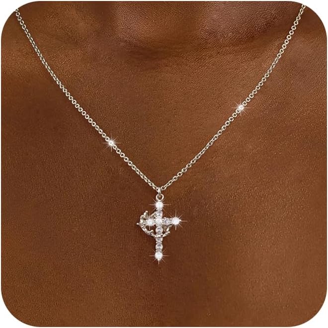 Fine flat mirror-link chain necklace worn at the collarbone